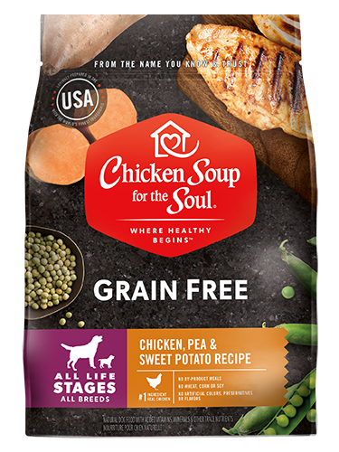 Grain Free Dog Food - Chicken, Pea & Sweet Potato Recipe (front view image)