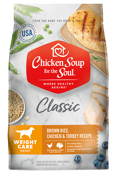 Classic Weight Care Dry Dog Food - Brown Rice, Chicken & Turkey Recipe (front view image)