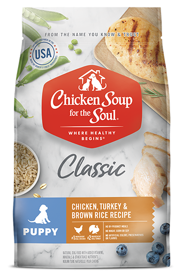 Classic Puppy Dry Food - Chicken, Turkey & Brown Rice Recipe (front view image)