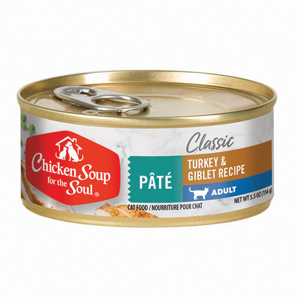 Classic Turkey & Giblet Recipe Pâté Adult Cat Food (front of can)