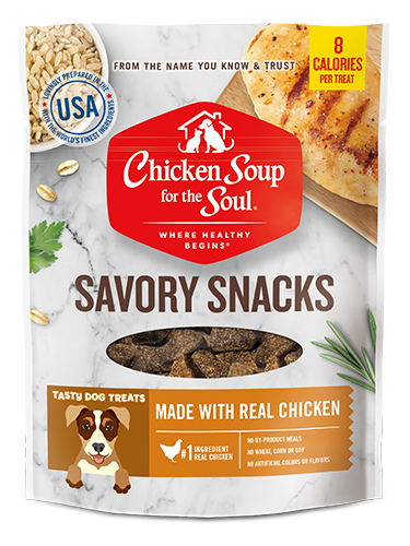 Dog Treats - Chicken Savory Snacks (front view)