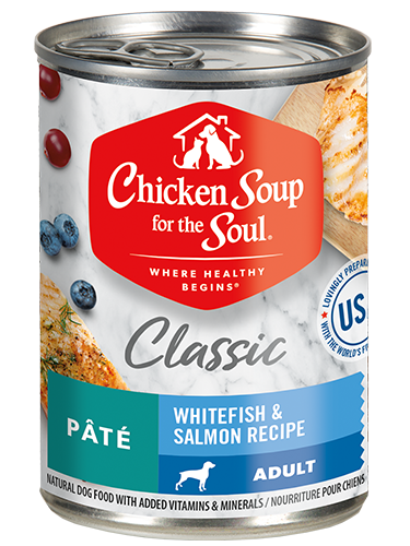 Classic Wet Dog Food - Whitefish & Salmon Pâté (canned food)