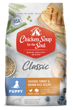 Classic Puppy Dry Food - Chicken, Turkey & Brown Rice Recipe (front view image)