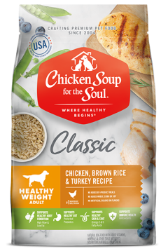 Classic Healthy Weight Adult Dry Dog Food - Chicken, Brown Rice & Turkey Recipe (front view)